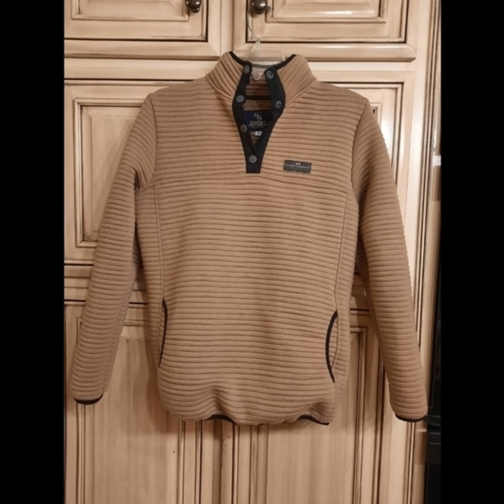 Simply Southern‎ Brown Pullover! SMALL